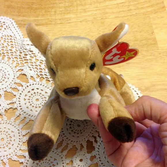 Ty Beanie Whisper the Deer Fawn - vintage, 1997 - Picture 3 of 7